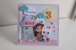 Personalizwana kartka na urodziny Koci Domeg Gabi