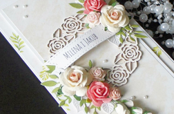 Romantyczna kartka ślubna v.14