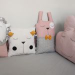 Poduszka dekoracyjna chmurka, musztardowa - 