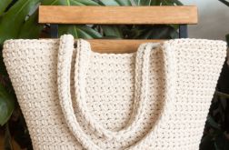 Torebka damska,na ramię, koszyk ze sznurka ...