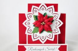 Kartka BOŻE NARODZENIE z gwiazdą