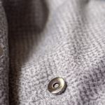 Składana kopertówka z weluru melanż - 