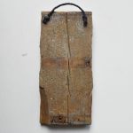 Drzewo siły /3/ obraz abstrakcja na starej desce technika mieszana - 