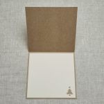 Kartka świąteczna, drewniane dekoracje - W7 - Wkładka na życzenia
