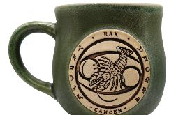 Kubek Ceramiczny 300 ml ze Znakiem Zodiaku Rak – Rękodzieło