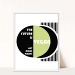 Plakat The future is Vegan - 