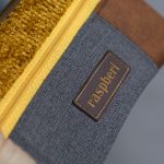 Miodowo-szary portfelik - 