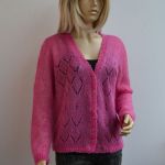 Różowy sweterek lekki jak piórko - różowy sweterek