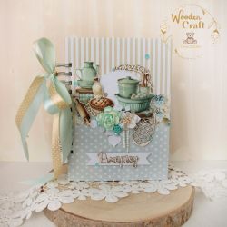 Przepiśnik prezent Dzień Babci "Mint" GOTOWY