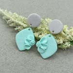 „GILLIAN” kolczyki z glinki polimerowej - „GILLIAN” kolczyki z glinki polimerowej