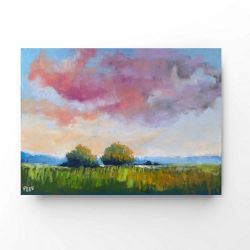 Pejzaż 5-praca formatu- 18/24 cm 