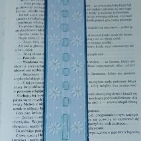 Niebieska zakładka - Blue bookmark
