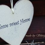 serce drewniane 'Home sweet Home' - 