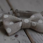 Mucha chłopięca - Lniana w kropy - 