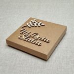 Kartka ślubna,pudełko,drewniane dekory GW1 - Kartka ślubna, pudełko na pieniądze, efekt 3D