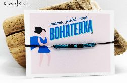 Bransoletka na Dzień Mamy - Mamo,jesteś moją bohaterką