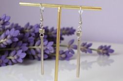 Delikatne długie kolczyki