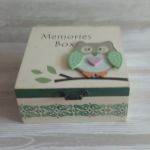 Memories box - Drewniane pudełko na skarby