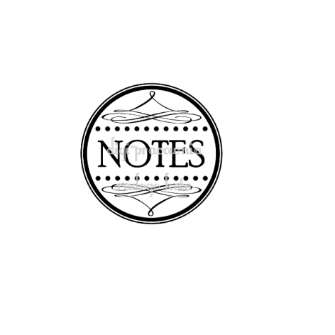 Digi-stempel "Notes"