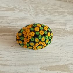 Jajko  zielono - żółte