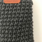Mała torebka na ramię, etui na telefon,listonoszka ciemnoszary. - 