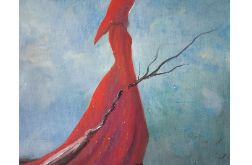 Allisandre, ręcznie malowany obraz olejny.