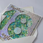 Kartka shaker 18 urodziny holograficzna - W kopercie