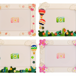 Ramka na zdjęcia Kaktusy i Balony Zielone - Różne