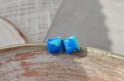 Oceaniczne Kostki – kolczyki w odcieniach błękitu