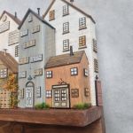 Wieszak - drewniane domki - na klucze i inne drobiazgi 18 - 