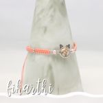 Bransoletka pleciona z kotem - Howlit BKI2603 - kot howlit