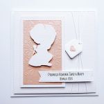 Delikatna kartka na Komunię dla dziewczynki  - Subtelna kartka komunijna dla dziewczynki