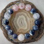 Kolekcja "bransoletki na bogato" - Nr 475 - bransoetka z deep blue stone