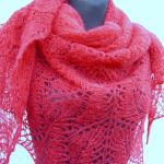 Chusta czerwony puch - 