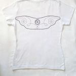 Anielska koszulka ze skrzydłami biała XL - Koszulka biała bawełniana polska
