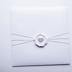 Kartka na Komunię ręcznie robiona z kielichem - Kartka na Komunię w ozdobionej kopercie