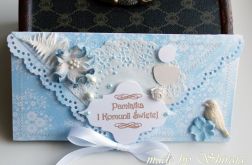 Pamiątka I Komunii św. - błękitny ogród