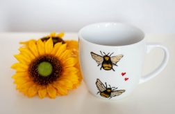 Kubek - zakochane pszczoły