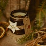 Świeca sojowa o świątecznym zapachu  - świeca sojowa święta gwiazdka