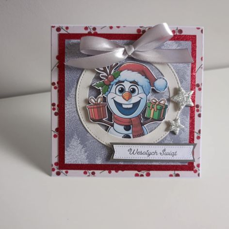 Kartka Świąteczna Boże Narodzenie Olaf