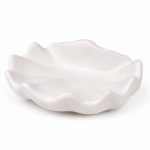 Świecznik gipsowy „Muszla Syreny” – na świecę tealight - 