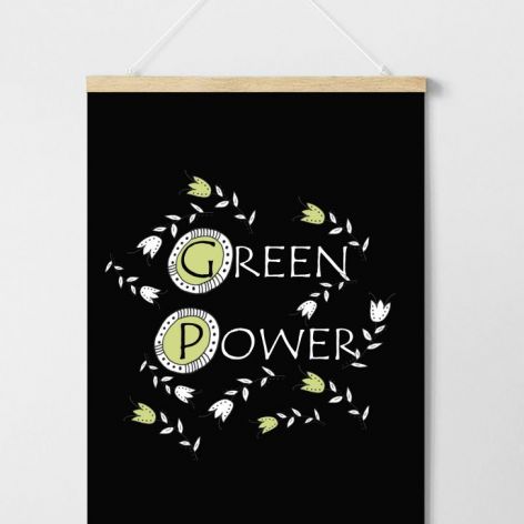 Plakat Green Power