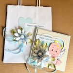 042,Kartka w pudełku na chrzest w pudełku z torebką - 042,Kartka w pudełku na chrzest w pudełku z torebką