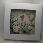 Kartka komunijna dla chłopca w pudełku 06 - 