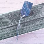 Kartka świąteczna z bałwankiem 3 - Tył kartki i tył etykietki