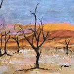 Namibia Obraz akrylowy na płótnie 70x50x1cm  - 