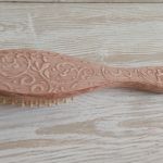  Szczotka do włosów  w technice mix - media - Handmade przedmiot do łazienki