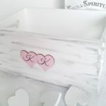 Zestaw ślubnych pudełek "Shabby Love Róż" - 