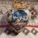 Bombki/serce kpl. 2 szt. - 