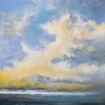 Pejzaż-praca formatu -24/18 cm.  - 